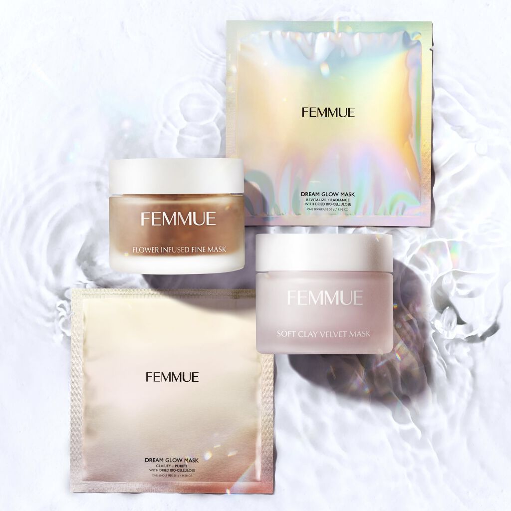 ドリームグロウマスク CP(肌引き締め・ブースター)/FEMMUE/シートマスク・パックを使ったクチコミ（1枚目）
