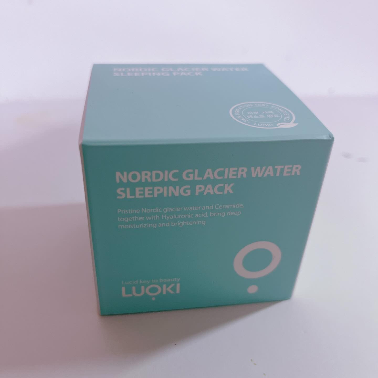 ノルディック氷河水スリーピングパック/LUOKI/フェイスクリームを使ったクチコミ（1枚目）