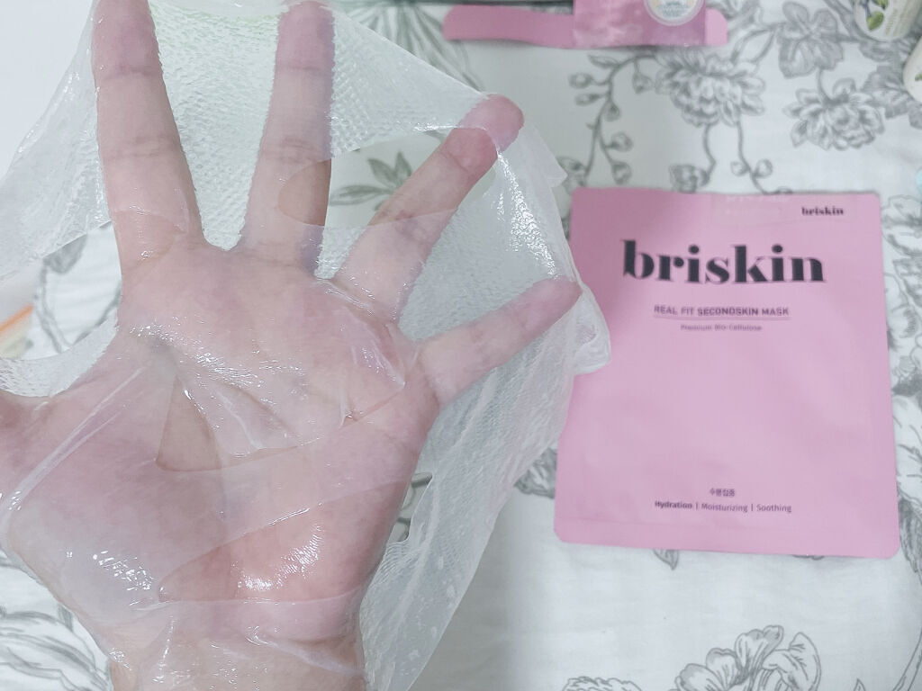 リアル フィット セカンドスキン マスク/briskin/シートマスク・パックを使ったクチコミ（2枚目）