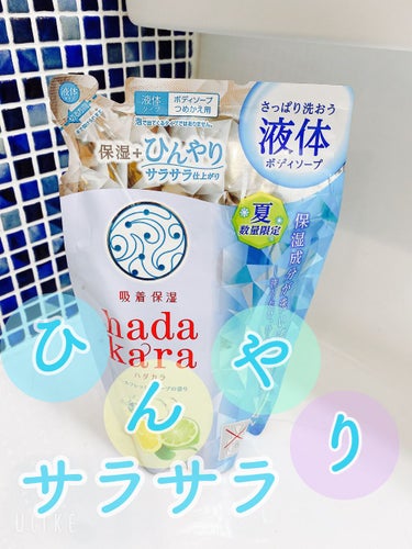 hadakaraボディソープ 保湿＋ひんやりサラサラ仕上がり クールフレッシュソープの香り/hadakara/ボディソープを使ったクチコミ（1枚目）