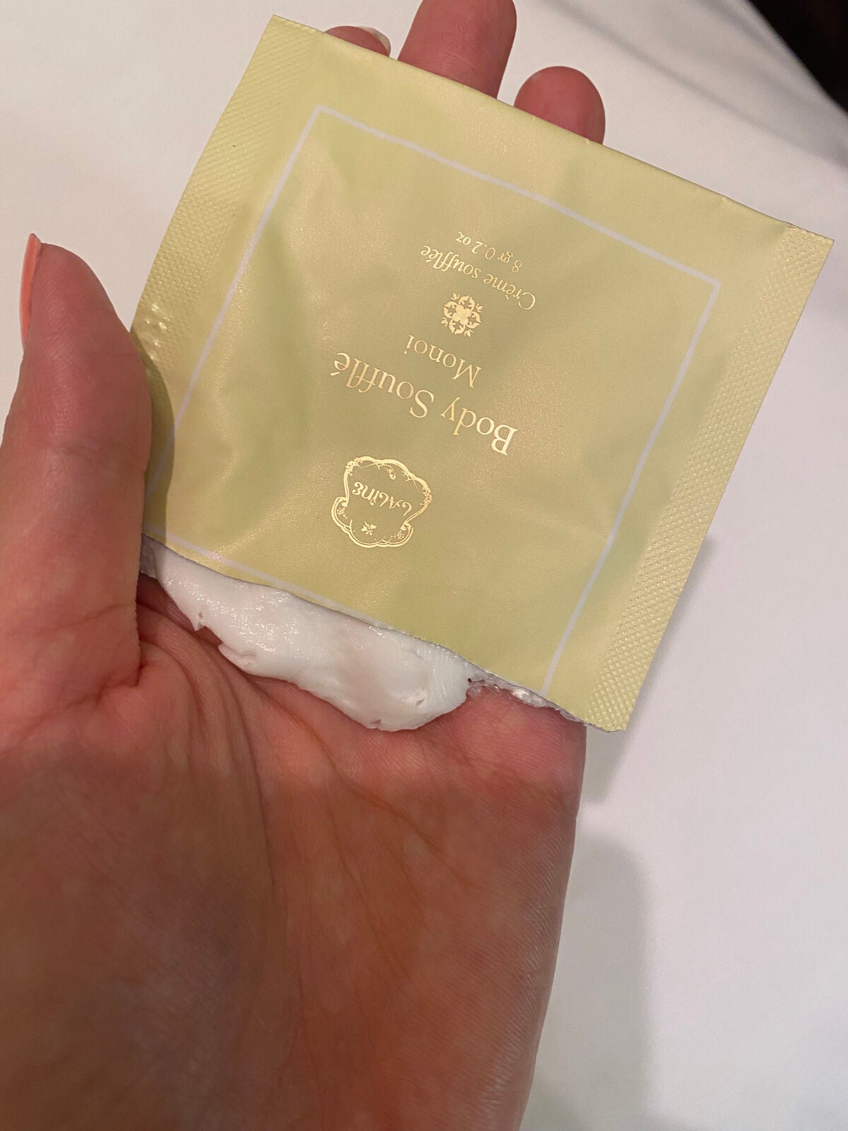 ぷぅぴぃ《紫コス部💜💗》 on LIPS 「Lalineボディーソフレモノイ8gジャスミンの香り(´•͈ω..」(3枚目)