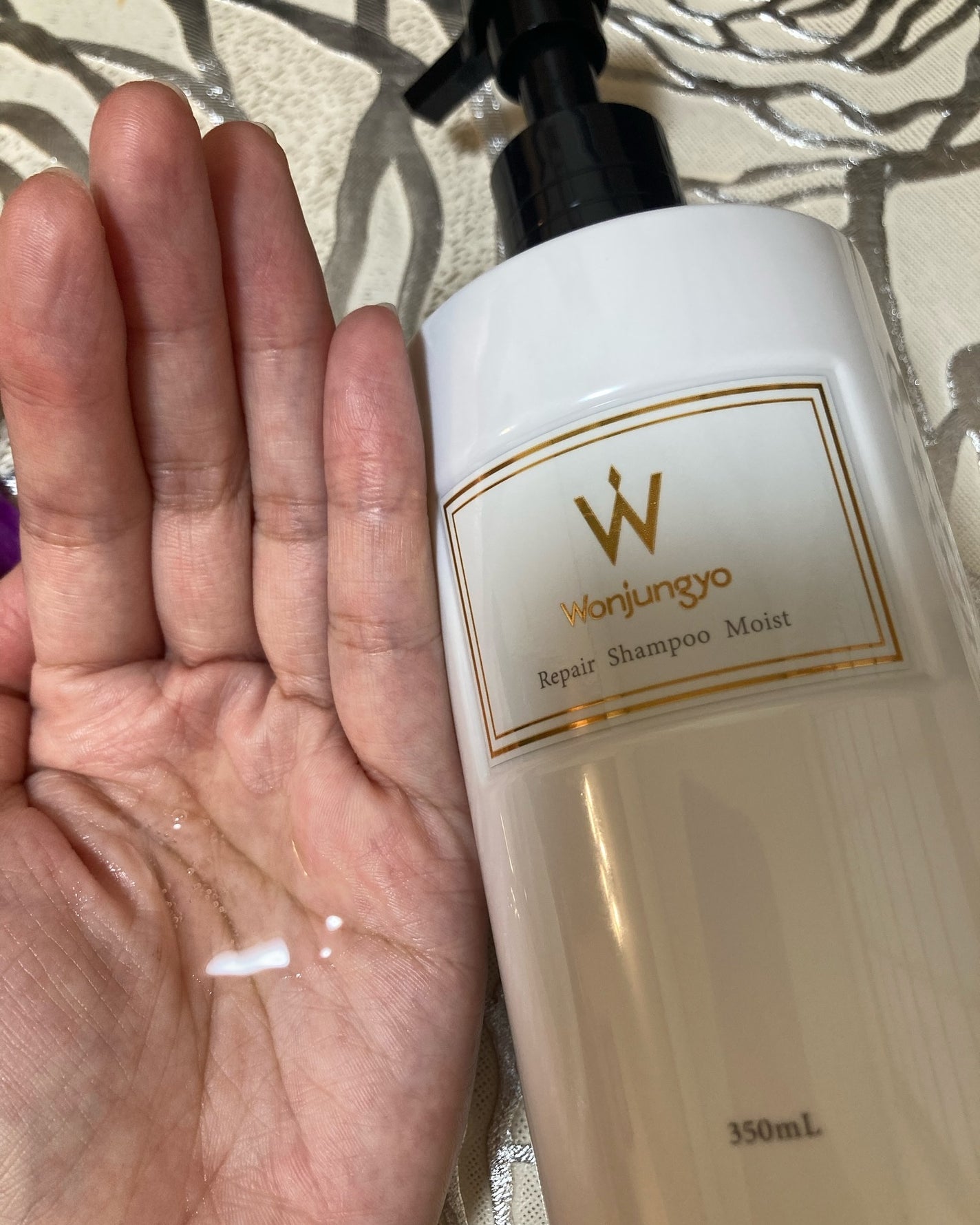 ウォンジョンヨ リペアシャンプー モイスト/リペアトリートメント モイスト/Wonjungyo/市販シャンプーを使ったクチコミ(2枚目)
