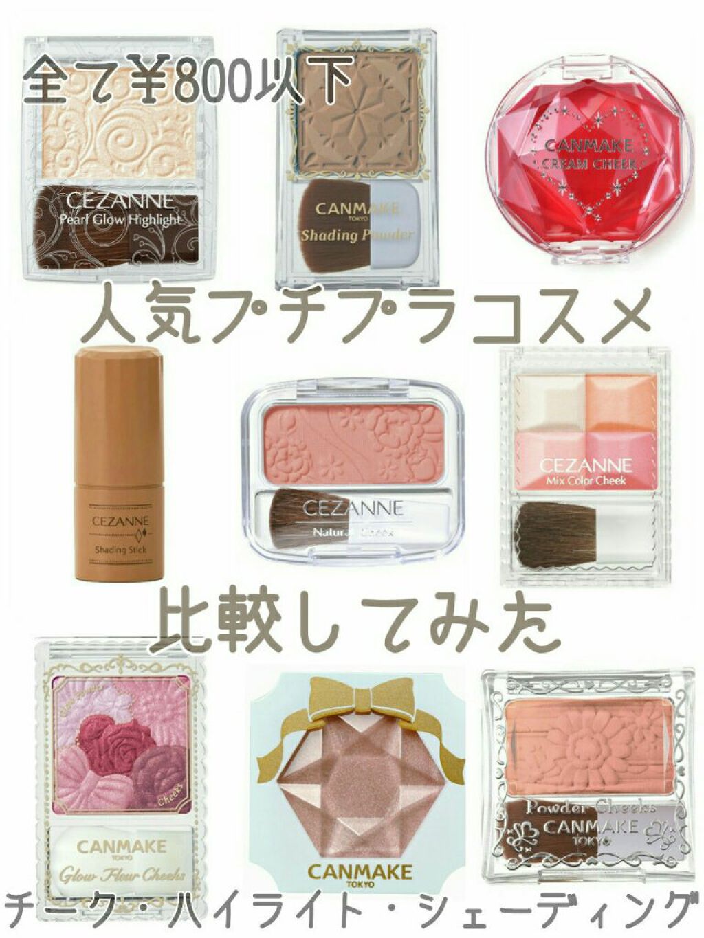 グロウフルールチークス/キャンメイク/パウダーチークを使ったクチコミ(1枚目)