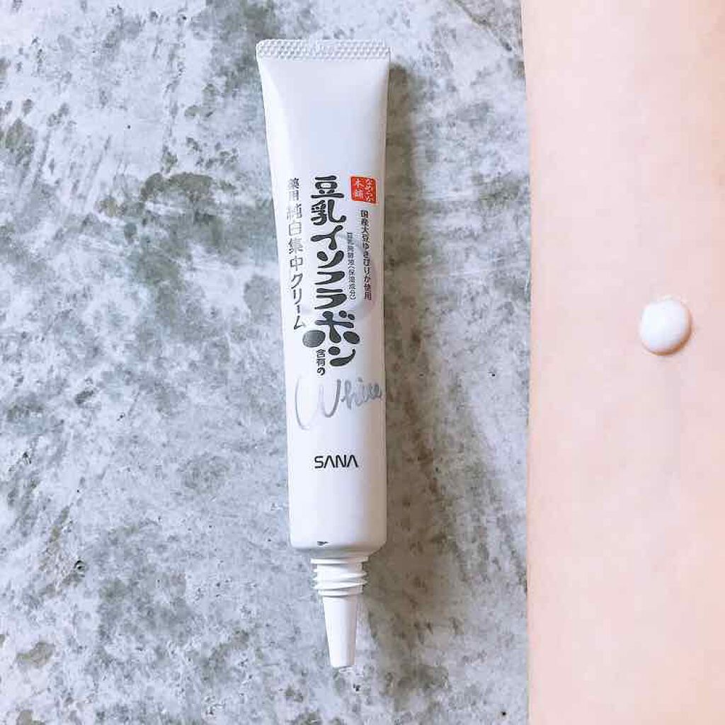 薬用美白スポッツクリーム/なめらか本舗/フェイスクリームを使ったクチコミ（2枚目）