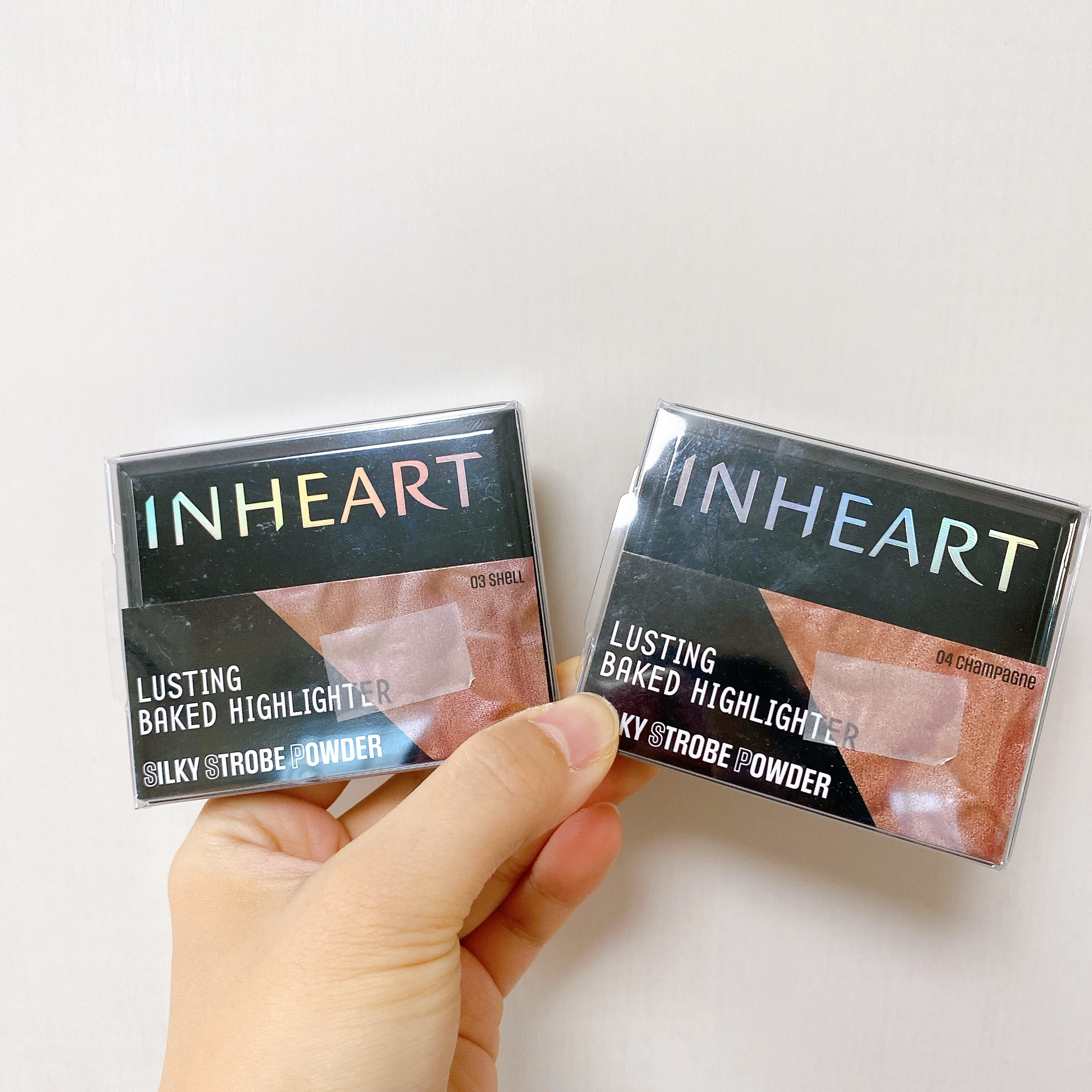 ラスティングベイクドハイライター/インハート/パウダーハイライトを使ったクチコミ（2枚目）