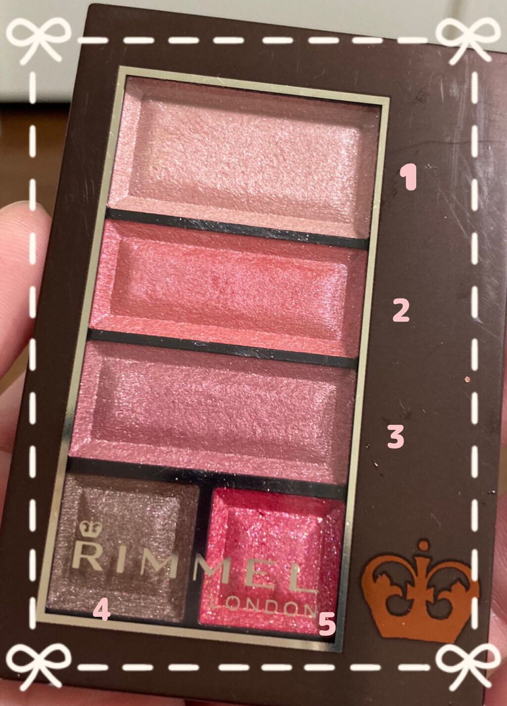 ショコラスウィート アイズ/リンメル ロンドン/アイシャドウパレットを使ったクチコミ（1枚目）