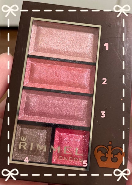 ショコラスウィート アイズ/リンメル ロンドン/アイシャドウパレットを使ったクチコミ(1枚目)