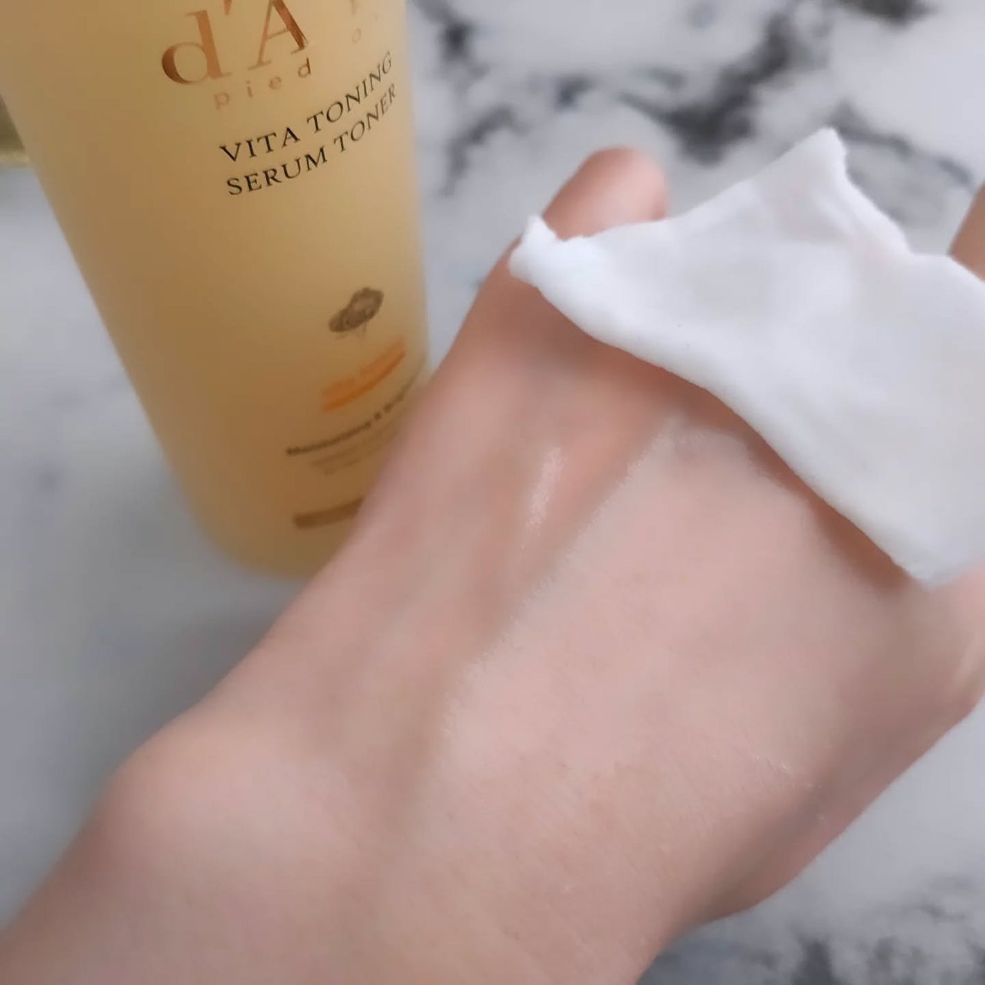 ビタトーニングセラムトナー/ダルバ/化粧水を使ったクチコミ(7枚目)