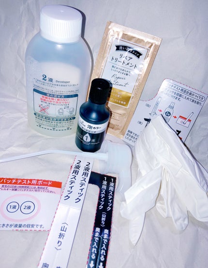 泡カラー/リーゼ/ヘアカラーを使ったクチコミ(2枚目)