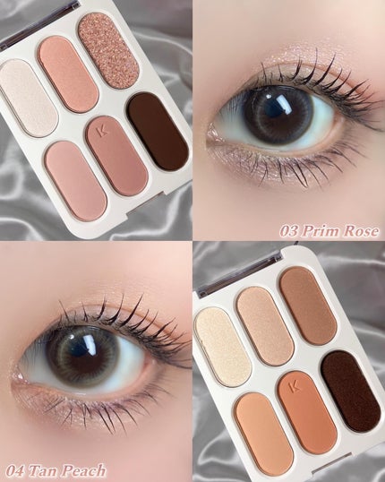 フォーエバー6アイパレット/Laka/アイシャドウパレットを使ったクチコミ(6枚目)