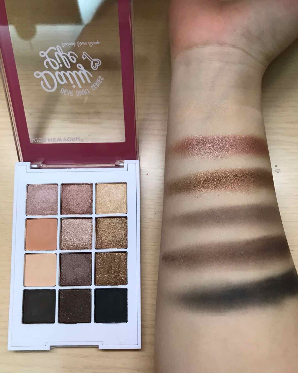 ディアダイアリー・デイリーライフ/KISS NEW YORK/アイシャドウパレットを使ったクチコミ(4枚目)