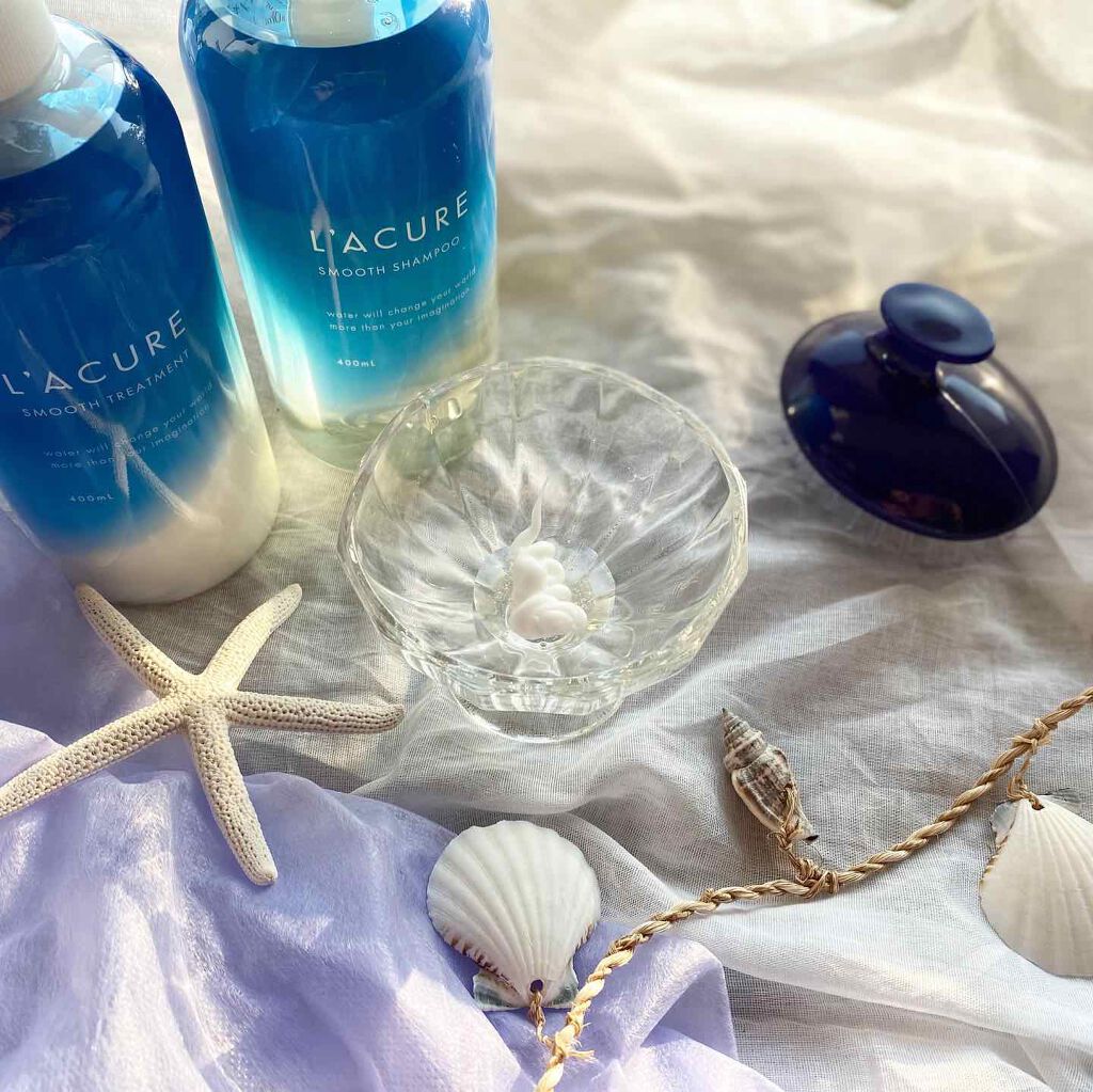 スムースシャンプー／スムーストリートメント/L'ACURE/市販シャンプーを使ったクチコミ（1枚目）