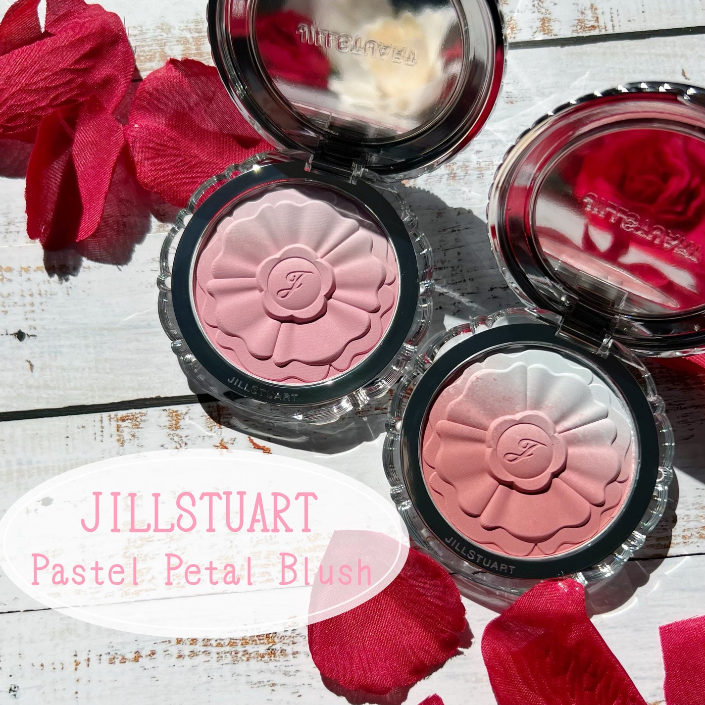 ジルスチュアート パステルペタル ブラッシュ/JILL STUART/パウダーチークを使ったクチコミ(1枚目)