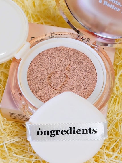 スキンバリアグロウカバークッション/Ongredients/クッションファンデーションを使ったクチコミ(2枚目)