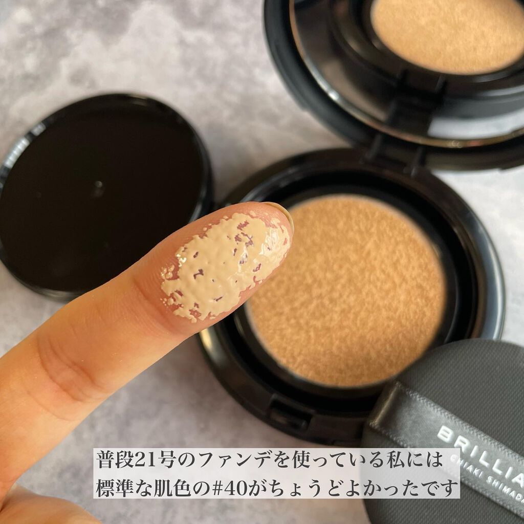 クリエイターズ ロングウェア UV クッション/ブリリアージュ/クッションファンデーションを使ったクチコミ(4枚目)