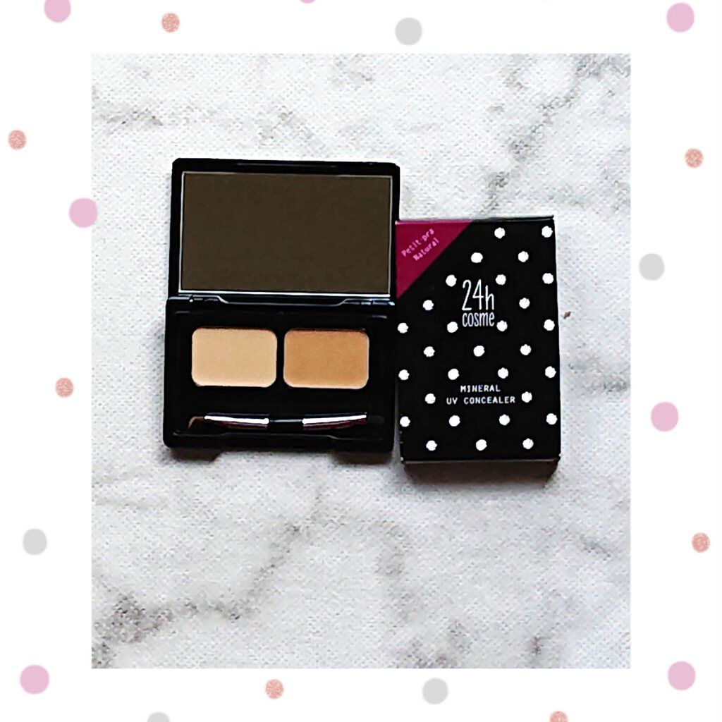 24  ミネラルUVコンシーラー/24h cosme/パレットコンシーラーを使ったクチコミ（1枚目）