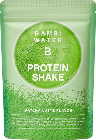 BAMBI WATER プロテインシェイク 抹茶ラテ