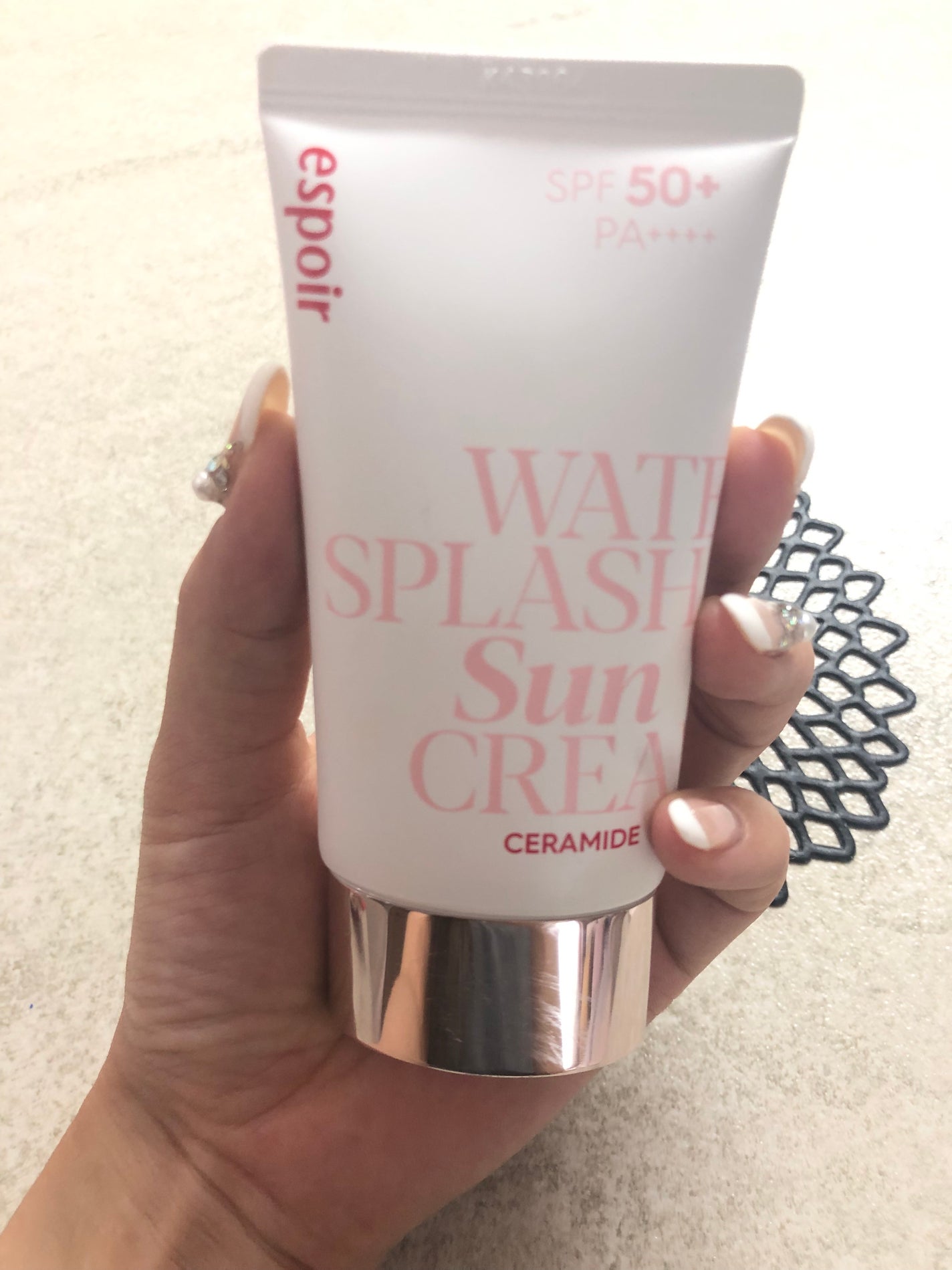 ウォータースプラッシュサンクリーム セラミド/espoir/日焼け止めクリームを使ったクチコミ(1枚目)