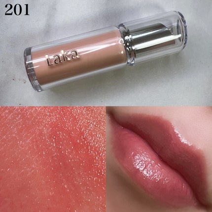 ボンディンググロウリップスティック/Laka/口紅を使ったクチコミ(4枚目)