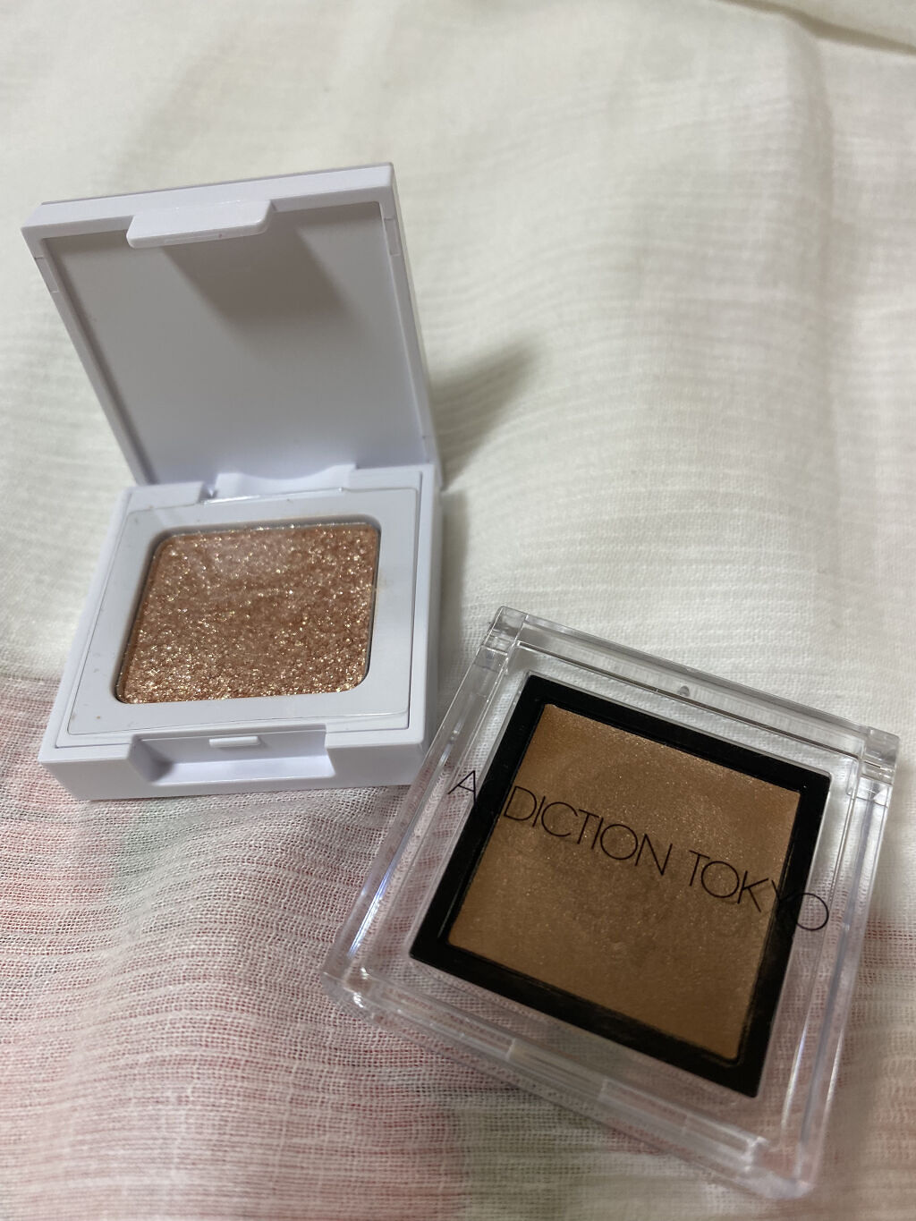 ザ アイシャドウ L 175 Rusty Gold/ADDICTION/単色アイシャドウを使ったクチコミ（2枚目）