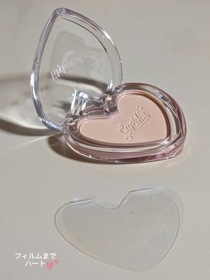 Luv Beam Blur Cheek 02 Blurry Peach(ブラーリーピーチ)/lilybyred/パウダーチークを使ったクチコミ(2枚目)