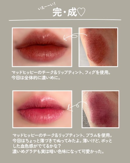 チーク&リップティント/Mad Hippie (海外)/リップティントを使ったクチコミ(5枚目)