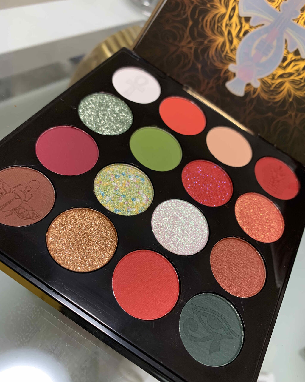 大英博物館 エジプトシリーズ アイシャドウパレット/ZEESEA/アイシャドウパレットを使ったクチコミ（1枚目）