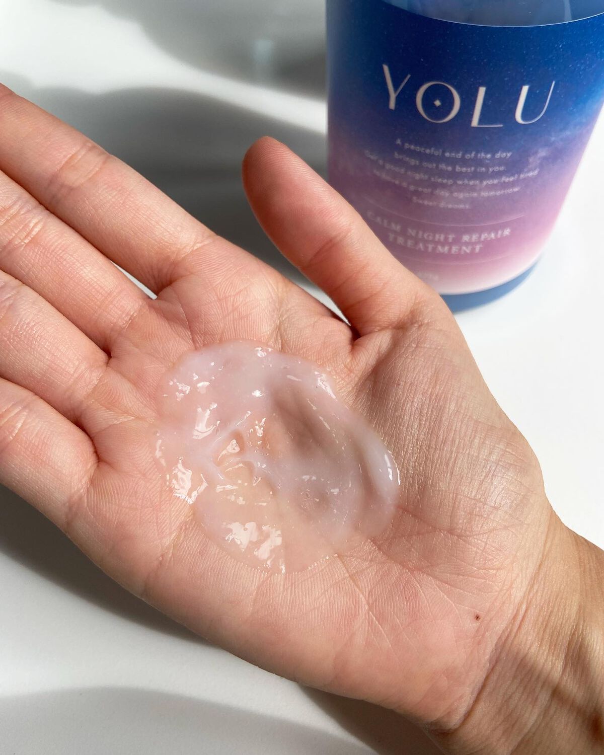 カームナイトリペアシャンプー/トリートメント/YOLU/市販シャンプーを使ったクチコミ(5枚目)