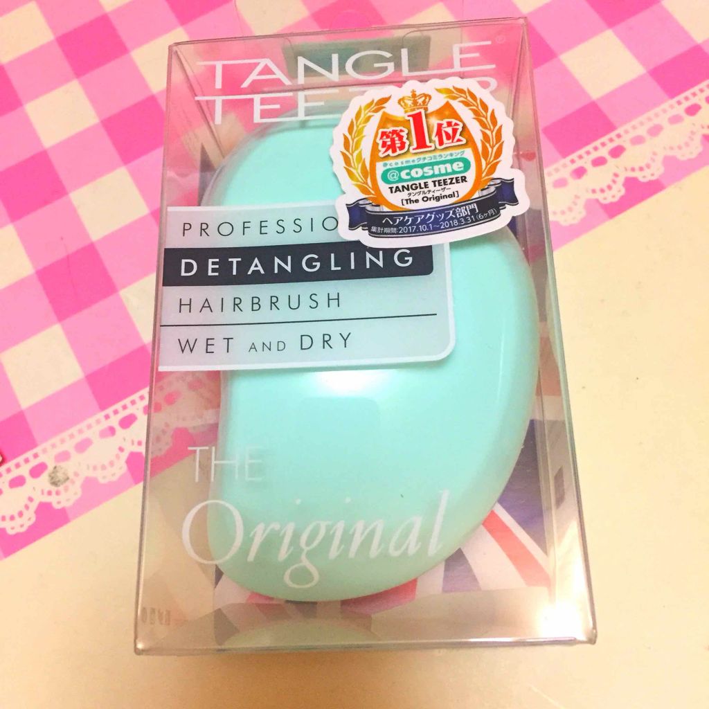 ザ・オリジナル ノーマル/TANGLE TEEZER/ヘアブラシを使ったクチコミ（1枚目）