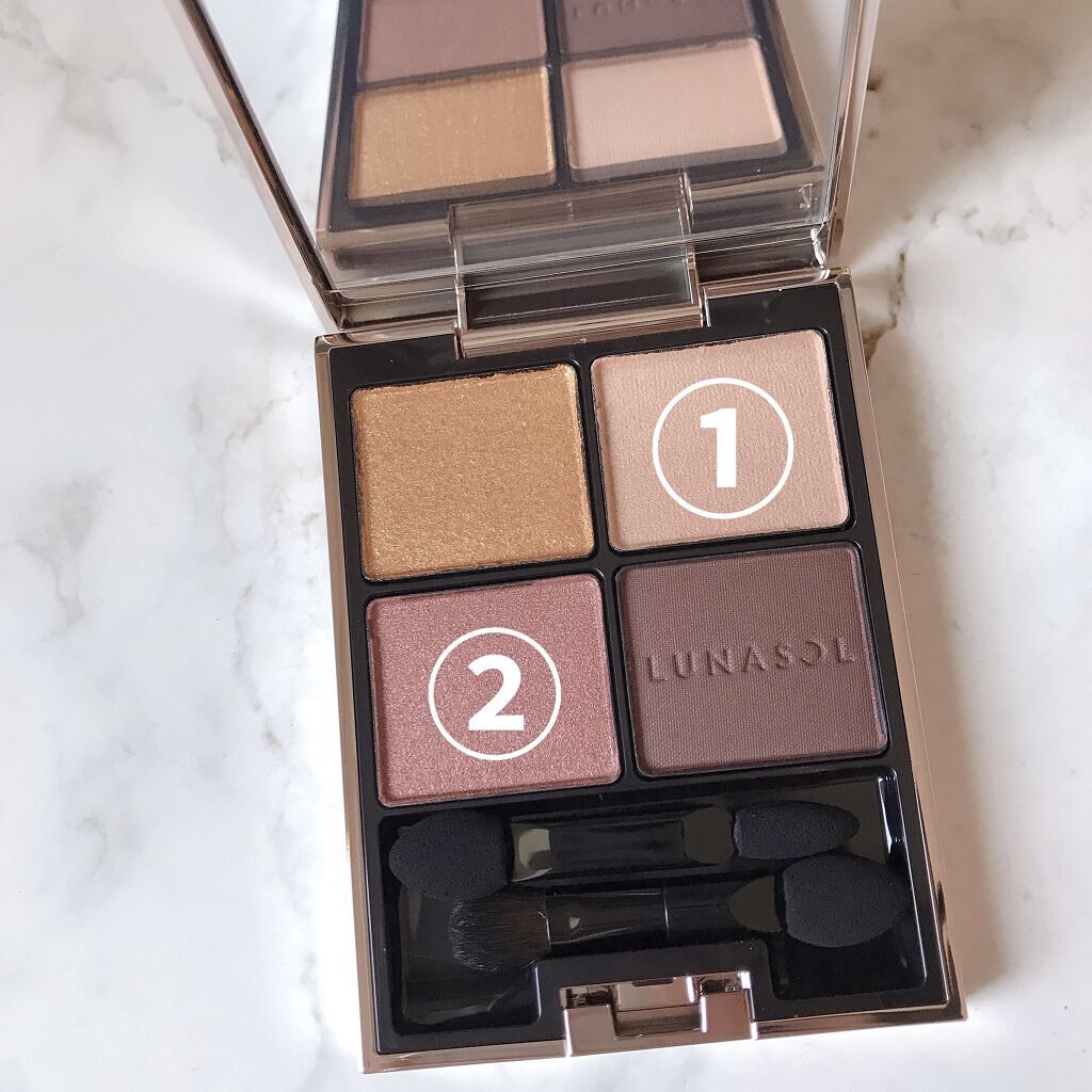 アイカラーレーション/LUNASOL/アイシャドウパレットを使ったクチコミ（1枚目）