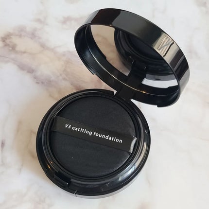 V3 エキサイティングファンデーション/SPICARE/クッションファンデーションを使ったクチコミ(3枚目)