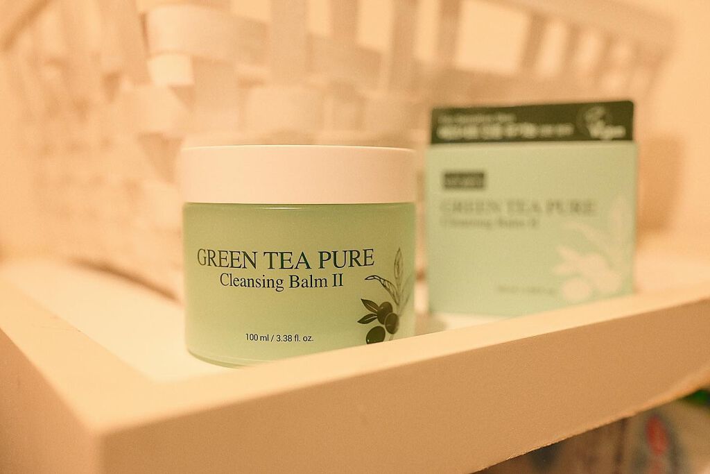 グリーンティーピュアクレンジングバームⅡ/YADAH/クレンジングバームを使ったクチコミ（2枚目）