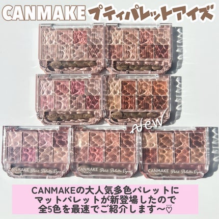 プティパレットアイズ/キャンメイク/パウダーアイシャドウを使ったクチコミ(2枚目)