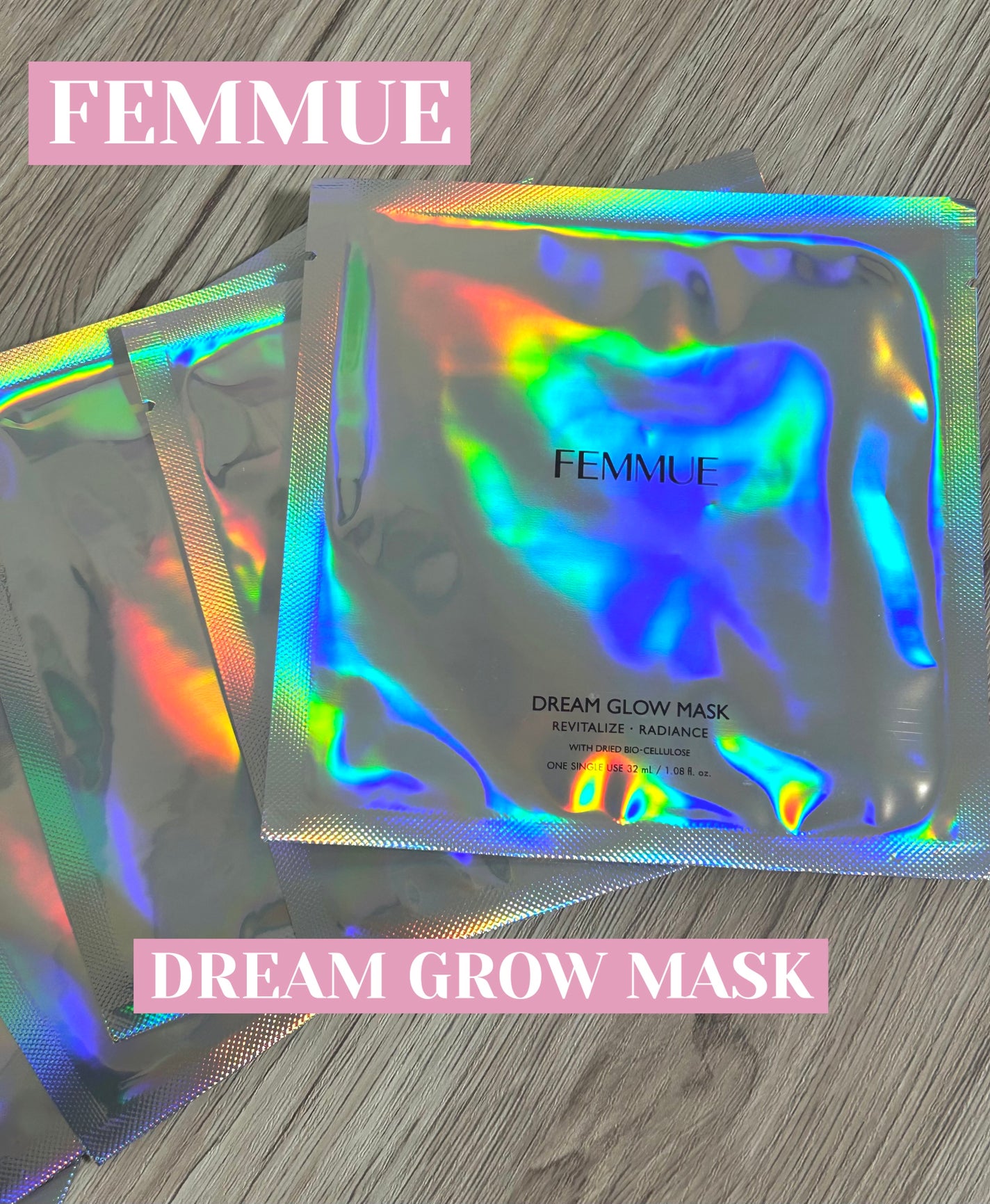 ドリームグロウマスク RR(透明感・キメ)/FEMMUE/シートマスク・パックを使ったクチコミ(1枚目)