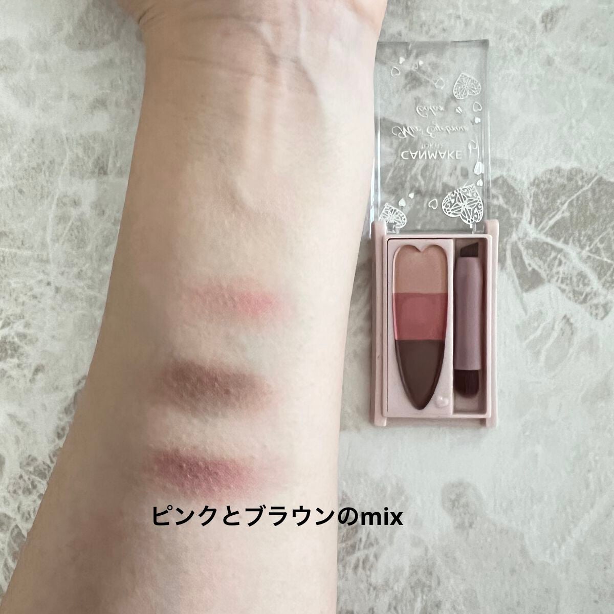 ミックスアイブロウカラー/キャンメイク/パウダーアイブロウを使ったクチコミ(3枚目)