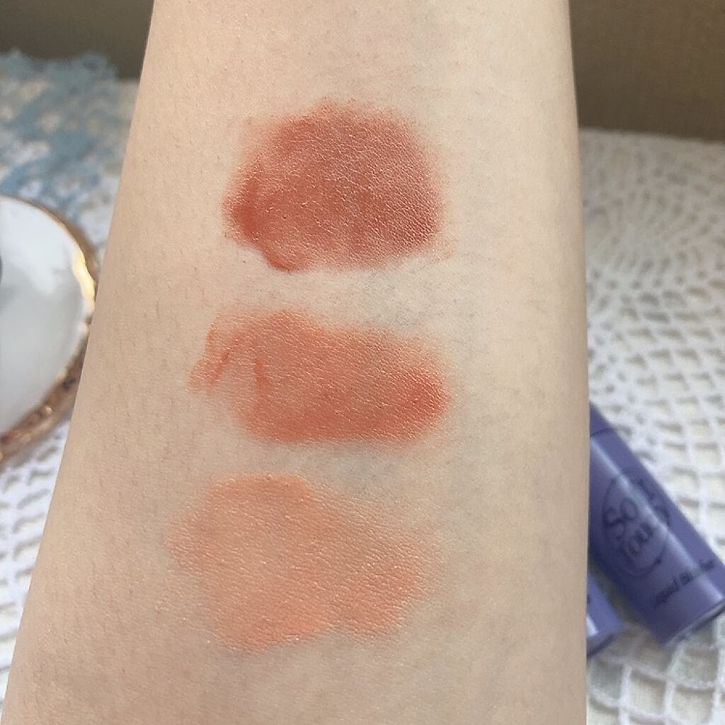 Soft touch liquid blusher/MERZY/リキッドチークを使ったクチコミ(3枚目)