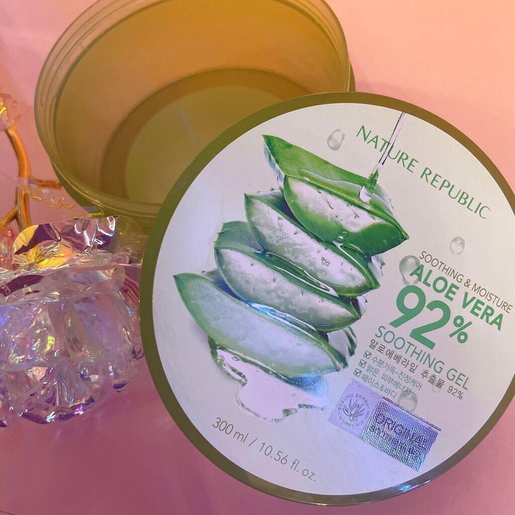 マイルド&モイスチャーアロエジェル/ネイチャーリパブリック/ボディローションを使ったクチコミ(2枚目)