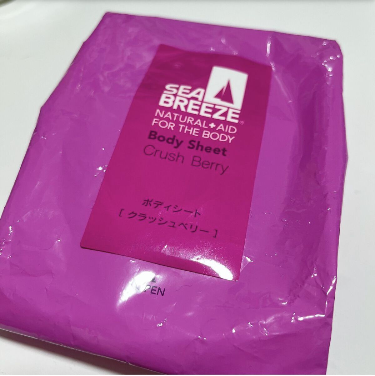 ボディーシート クラッシュベリー/シーブリーズ/ボディシートを使ったクチコミ（1枚目）