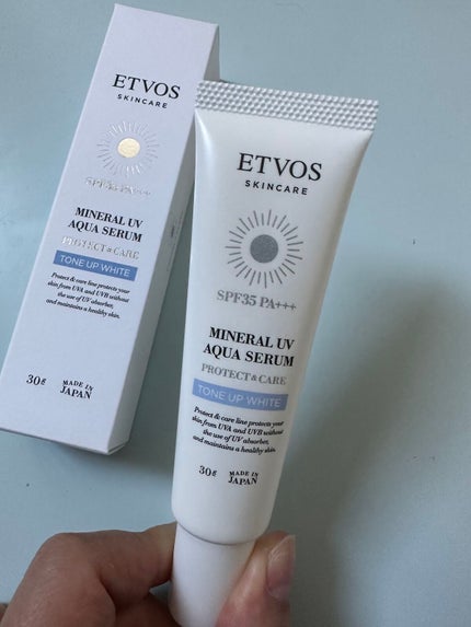 ミネラルUVアクアセラム/エトヴォス/美容液を使ったクチコミ(2枚目)