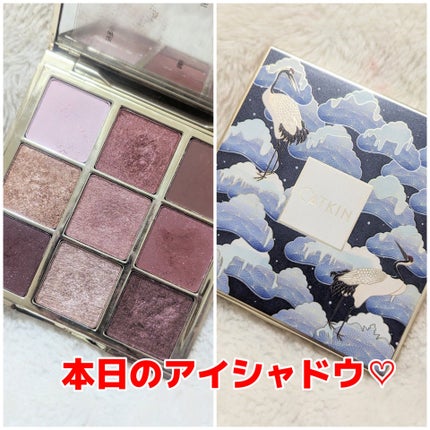長相思シリーズ 9色アイシャドウパレット/CATKIN/アイシャドウパレットを使ったクチコミ(1枚目)