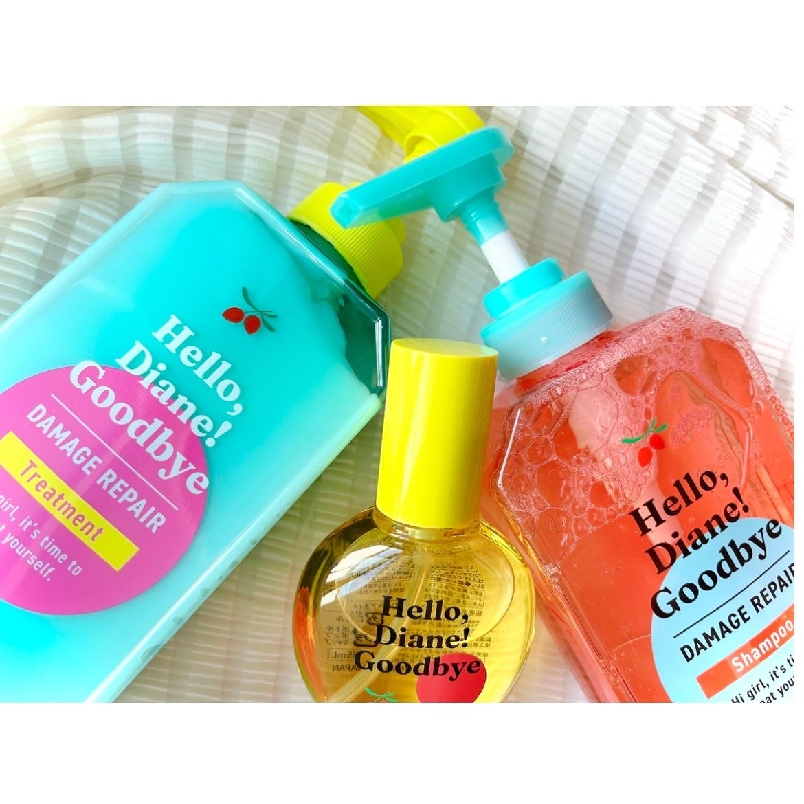 ハローダイアン グッバイ ダメージリペア シャンプー/トリートメント/ダイアン/市販シャンプーを使ったクチコミ(1枚目)