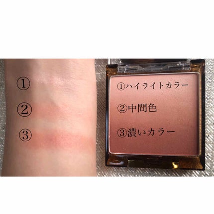 オーラティック ブラッシュ/excel/パウダーチークを使ったクチコミ(2枚目)