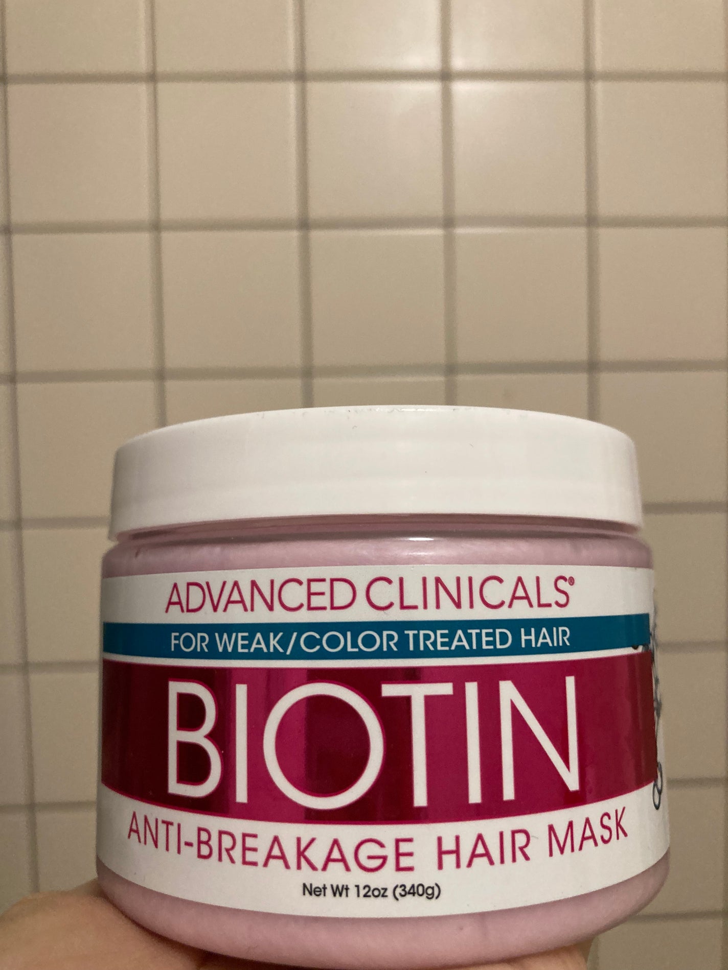 BIOTIN anti-breakage hair mask/ADVANCED CLINICALS/洗い流すヘアトリートメントを使ったクチコミ(1枚目)