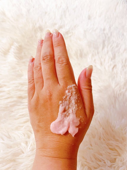 Q+Me スウィート ボム タラソ スクラブ/AGARISM/バスト・ヒップケアを使ったクチコミ(2枚目)