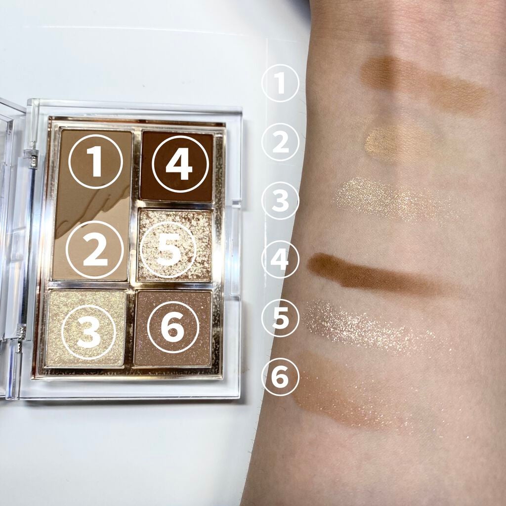 プロ アイパレット ミニ/CLIO/アイシャドウパレットを使ったクチコミ(4枚目)