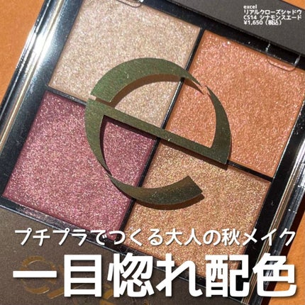 リアルクローズシャドウ/excel/アイシャドウパレットを使ったクチコミ(2枚目)