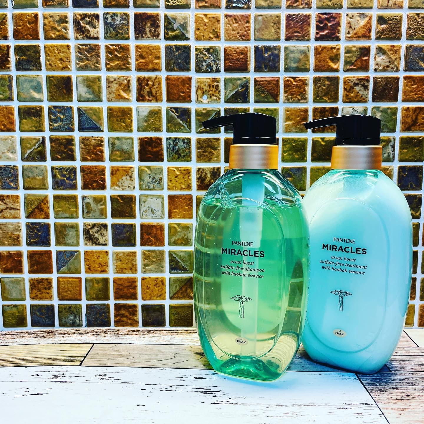 ミラクルズ うるおいブースト シャンプー/トリートメント/パンテーン/市販シャンプーを使ったクチコミ（1枚目）