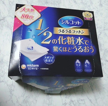 📁ユニ・チャーム　シルコット　うるうるコットン　スポンジ仕立て　

使い切り🎉


💭今まで化粧水は手で付けていたのですが興味本位で買ってみたら、よいよい！！✨

今までのコットンとは違い、スポンジっぽ