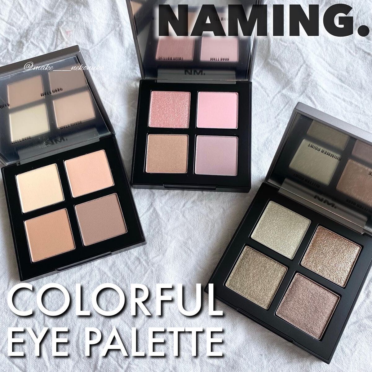 COLORFUL EYE PALETTE/NAMING./アイシャドウパレットを使ったクチコミ(1枚目)
