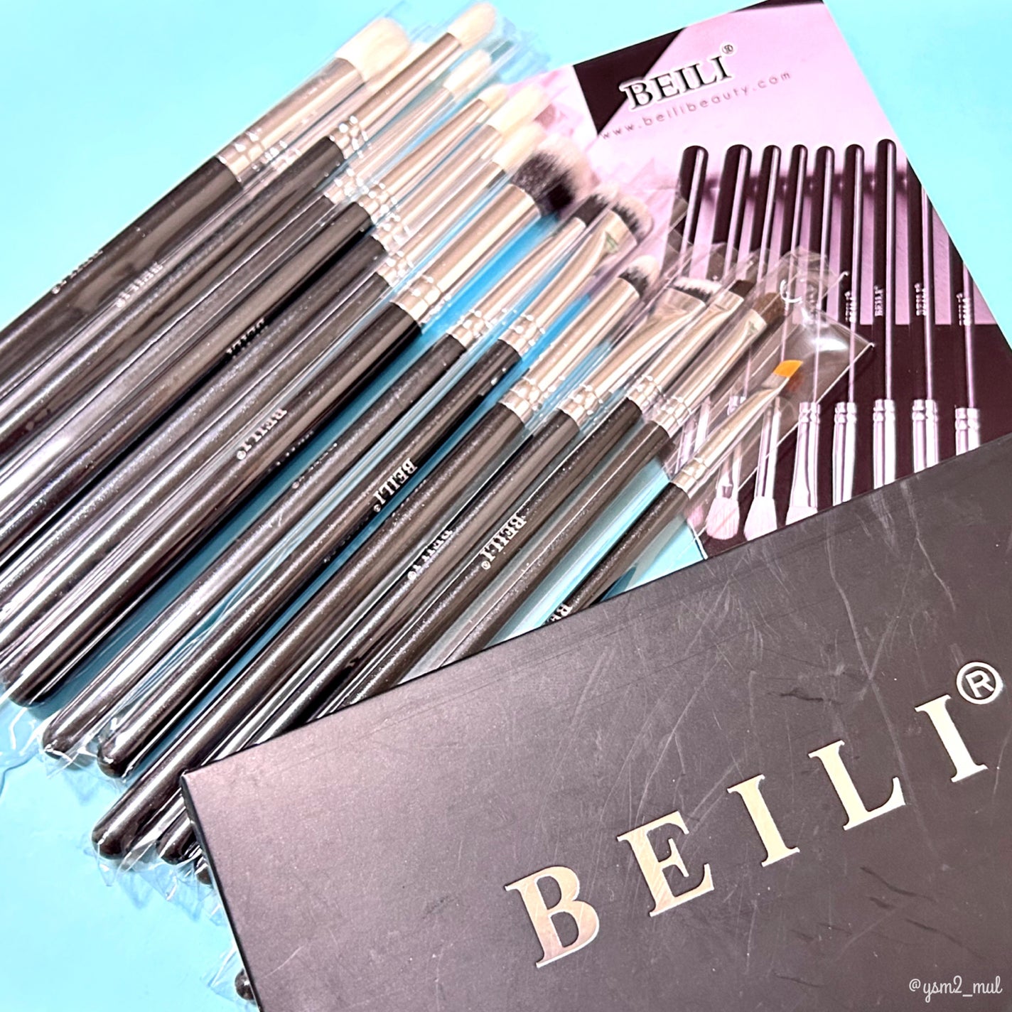 メイクアップブラシ 15pcs/BEILI/メイクブラシを使ったクチコミ(7枚目)